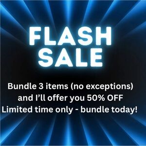Flash Sale Promotional Graphic - Blue